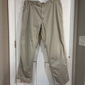 Carhartt Relaxed Fit Work Pants Khaki 42x34 Blue collar work